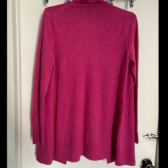 Talbots 100% Pure Marino Wool Pink Cardigan (M) - Picture 6 of 6